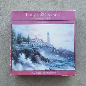 1000 Piece Jigsaw Puzzle “Clearing Storms” By Thomas Kinkade Painter Of Light